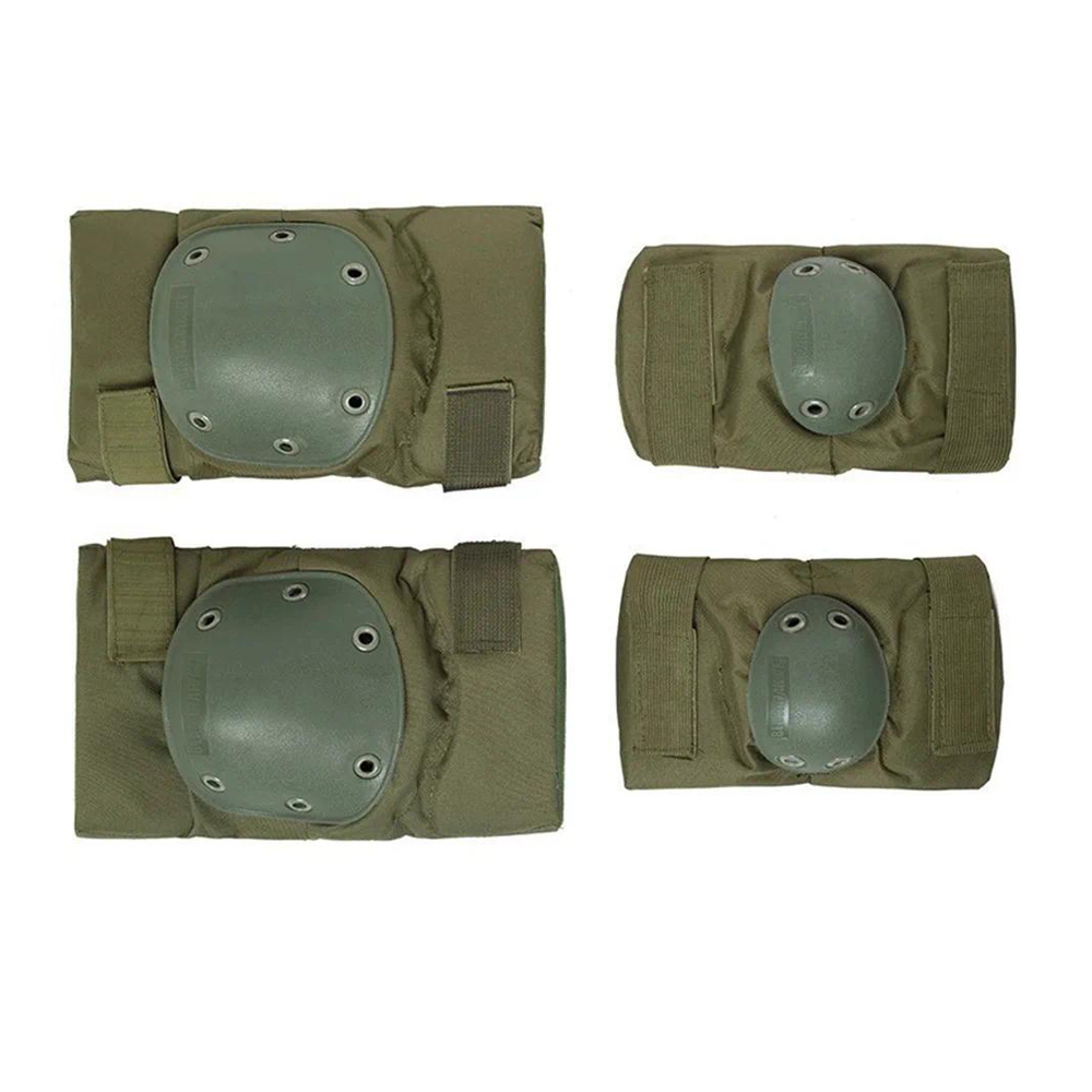 Sports Equipment Kit - 戦術用膝肘保護キット4点セット、アウトドアスポーツ保護装備