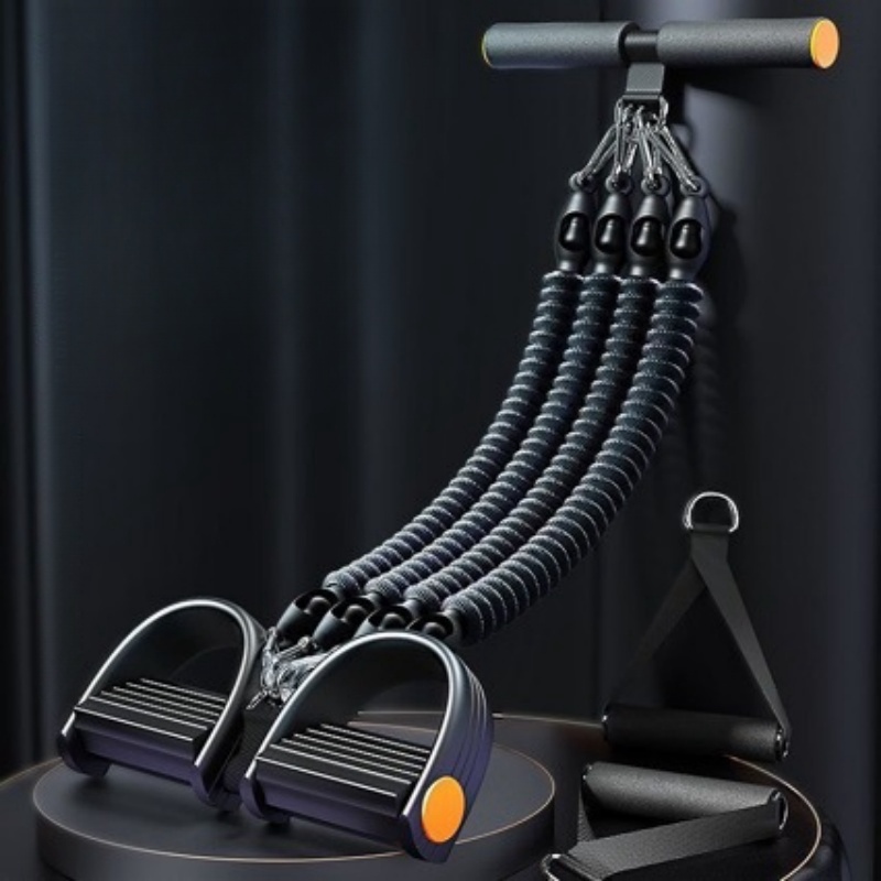 Sports Equipment Kit - 腹部の筋力のための多機能弾性ロープ、家庭用フィットネス機器、抵抗バンド、フィットネス機器