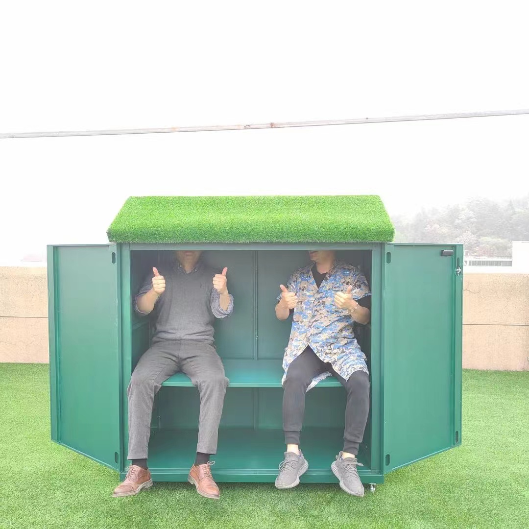 幼稚園の屋外落書き収納、スポーツ用品ロッカー、おもちゃ、積み - Sports Equipment Locker のレビューと価格