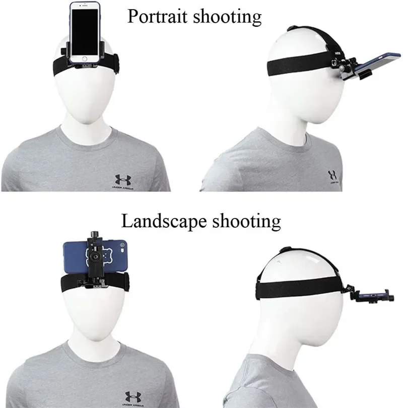 ハンズフリー調整可能な携帯電話ヘッドストラップ Selfie - Lacrosse Stick Head のレビューと価格