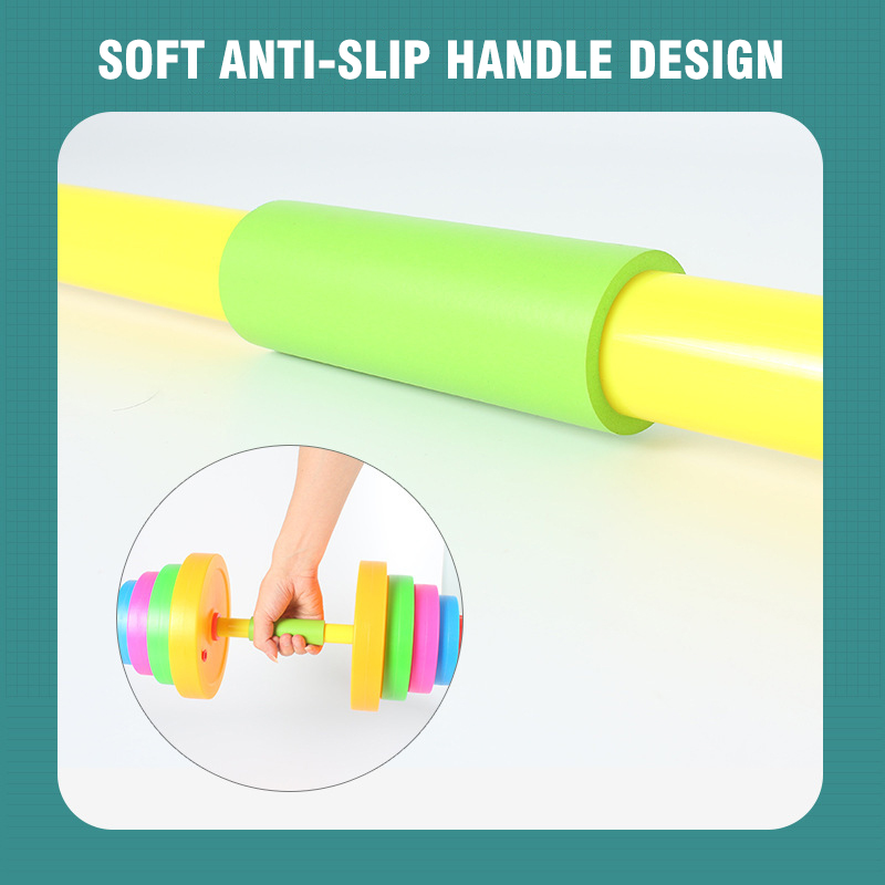 子供用調整可能ダンベルバーベルおもちゃフィットネス機器セット - Sports Equipment Kit のレビューと価格
