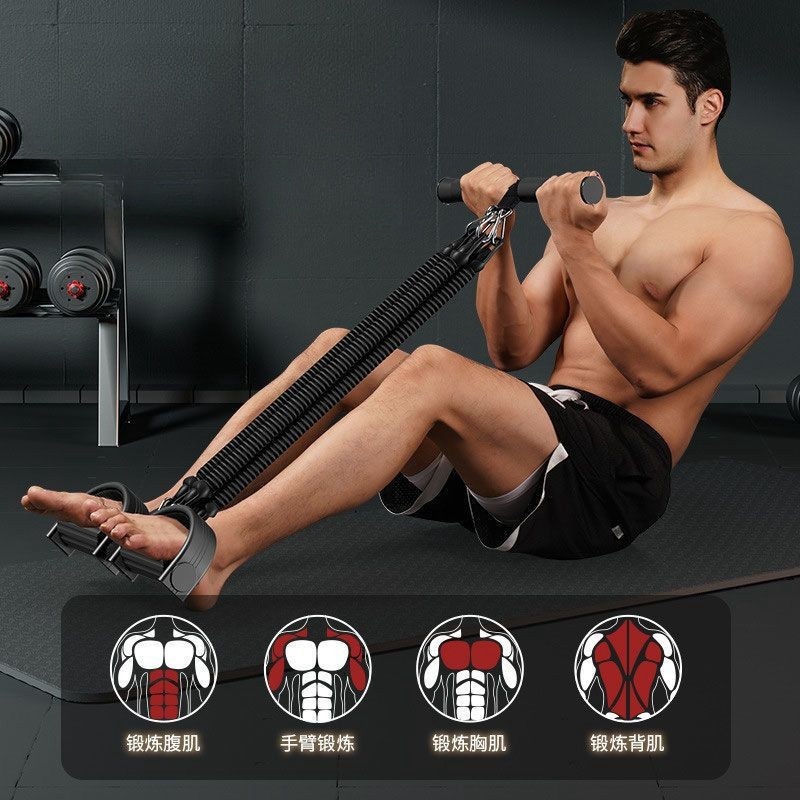 腹部の筋力のための多機能弾性ロープ、家庭用フィットネス機器、 - Sports Equipment Kit のレビューと価格